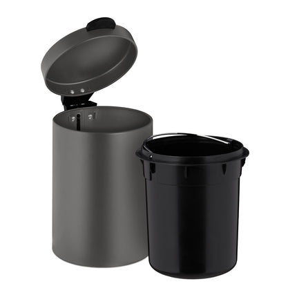 Wall Mounted Bathroom Bin, 3L, Automatic Close