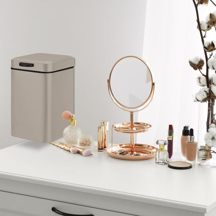 Wall Mounted Bathroom Bin, 3L, Automatic Close
