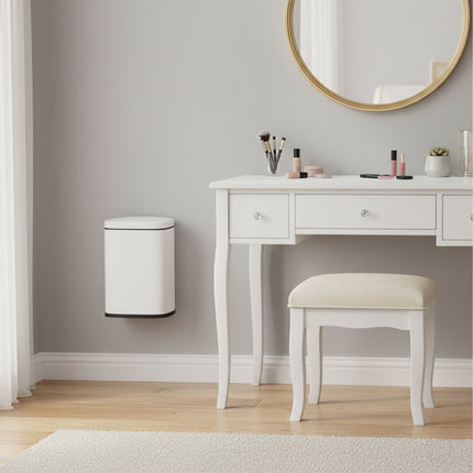 Wall-Mounted Bathroom Bin, 3L, Soft-Close Lid