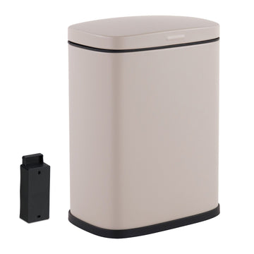 Wall-Mounted Bathroom Bin, 3L, Soft-Close Lid