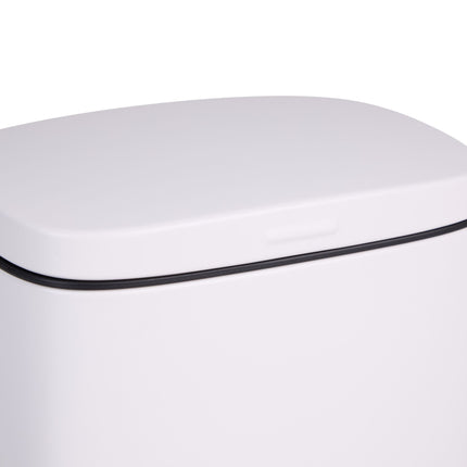 Wall-Mounted Bathroom Bin, 3L, Soft-Close Lid