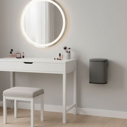 Wall-Mounted Bathroom Bin, 3L, Soft-Close Lid
