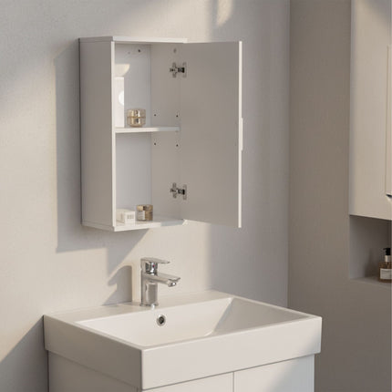 Wall-Mounted Bathroom Cabinet – Narrow, 2 Compartments, Adjustable