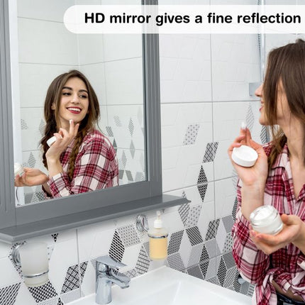 Wall-Mounted Bathroom Vanity Mirror With Shelf, 22.5x27 In