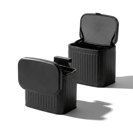 Wall-Mounted Black Waste Bin, 4L – Kitchen & Bathroom