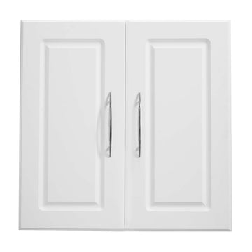 Wall-Mounted Cabinet, 2-Door, Adjustable Shelf, White