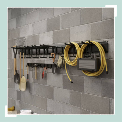 Wall-Mounted Carbon Steel Tool Holder Kit