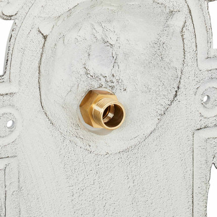 Wall-Mounted Cast Iron Garden Fountain with Tap