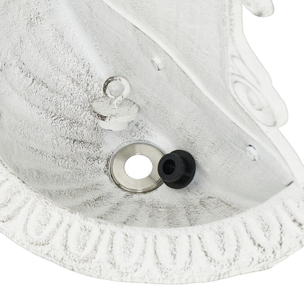 Wall-Mounted Cast Iron Garden Fountain with Tap