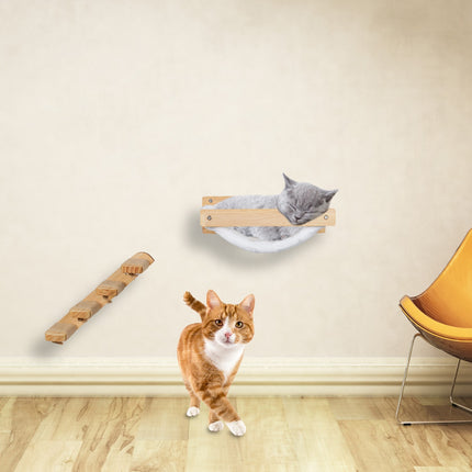 Wall Mounted Cat Hammock – Soft Plush Bed