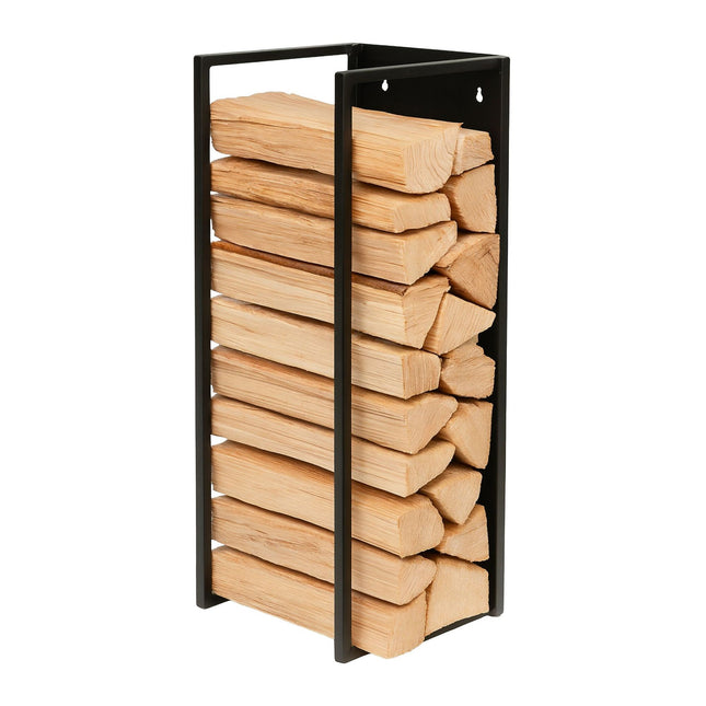 Wall-Mounted Firewood Rack – Indoor Log Storage