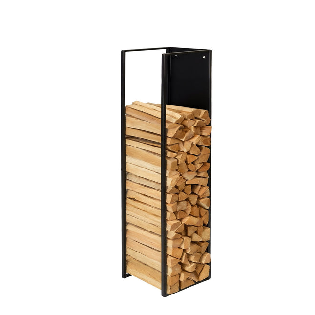 Wall-Mounted Firewood Rack – Indoor Log Storage