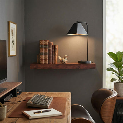 Wall-Mounted Floating Shelf – Metal Bracket
