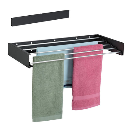 Wall-Mounted Foldable Clothes Airer – Space-Saving Drying Rack