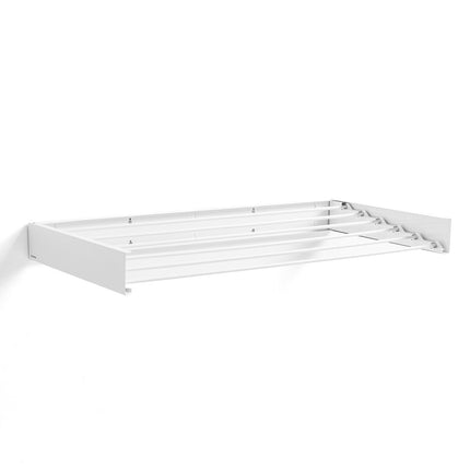 Wall-Mounted Foldable Clothes Drying Rack, 6 Bars