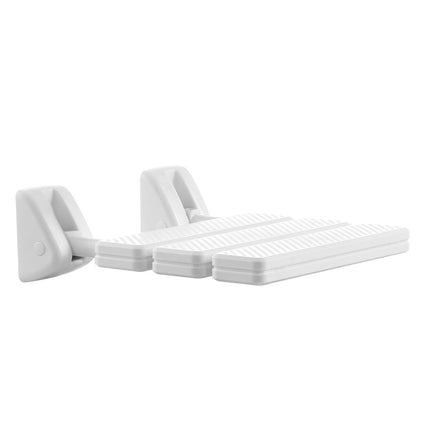 Wall-Mounted Foldable Shower Seat, 100 kg, PP, Aluminum