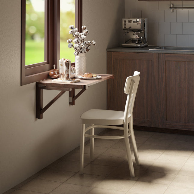 Wall-Mounted Folding Table for Small Spaces