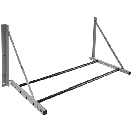 Wall-Mounted Folding Tire Rack, 4-Tire, 32–48 In Adjustable
