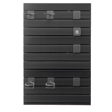 Wall-Mounted Gun Rack, Holds 2 Rifles and 4 Handguns