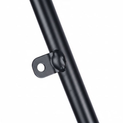 Wall-Mounted Half Rose Arch Trellis, Black Metal