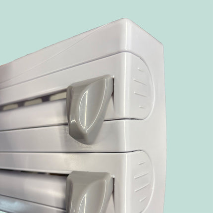 Wall-Mounted Kitchen Roll Holder with Foil Cutter