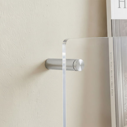 Wall-Mounted Magazine Holders, Set of 3, Transparent Acrylic