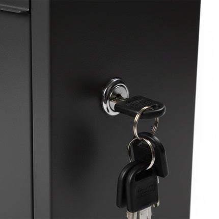Wall-Mounted Metal Mailbox with Lock – Weatherproof