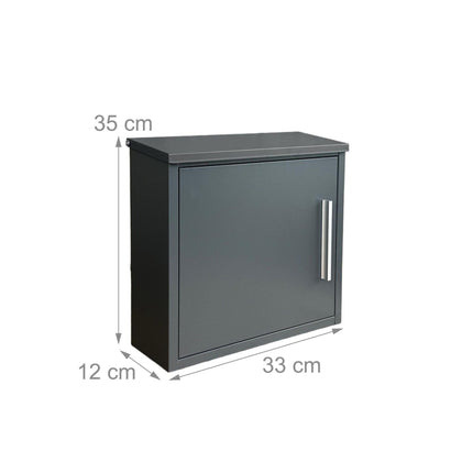 Wall-Mounted Metal Mailbox with Lock – Weatherproof
