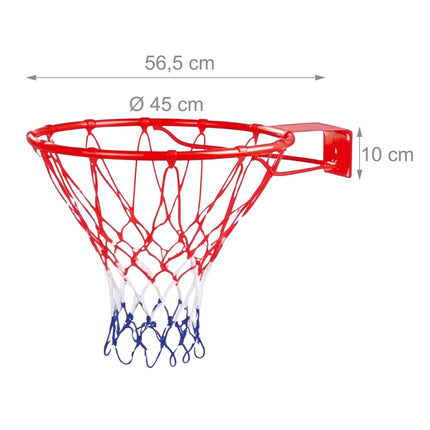 Wall-Mounted Outdoor Basketball Hoop, 45 cm