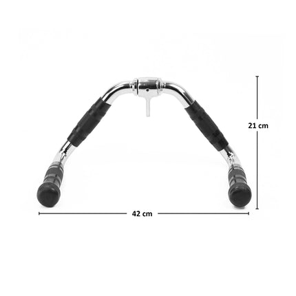 Wall-Mounted Pull-Up Bar with Hooks