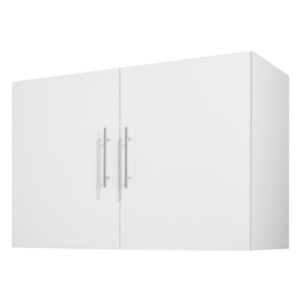 Wall-Mounted Storage Cabinet, 2-Door, Adjustable Shelf, White