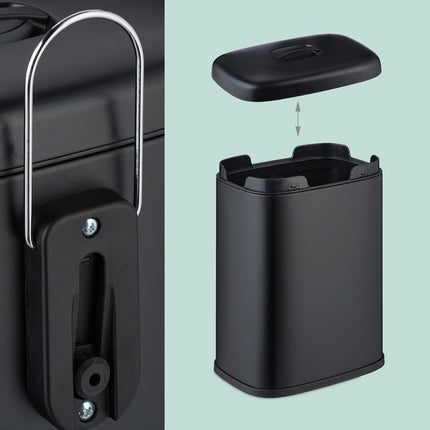 Wall-Mounted Waste Bin, 5L, Removable Lid