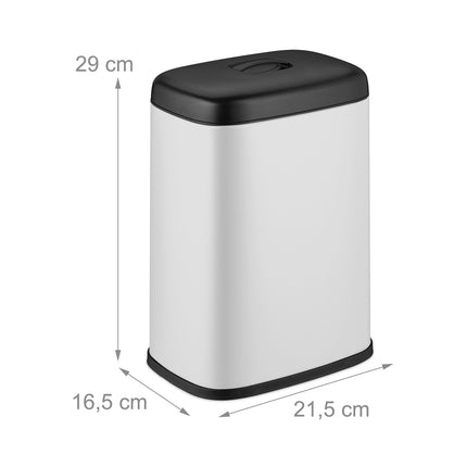 Wall-Mounted Waste Bin, 5L, Removable Lid