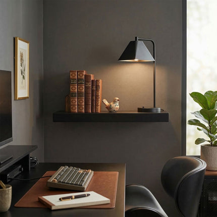 Wall Shelf With Metal Brackets – Floating Display Ledge