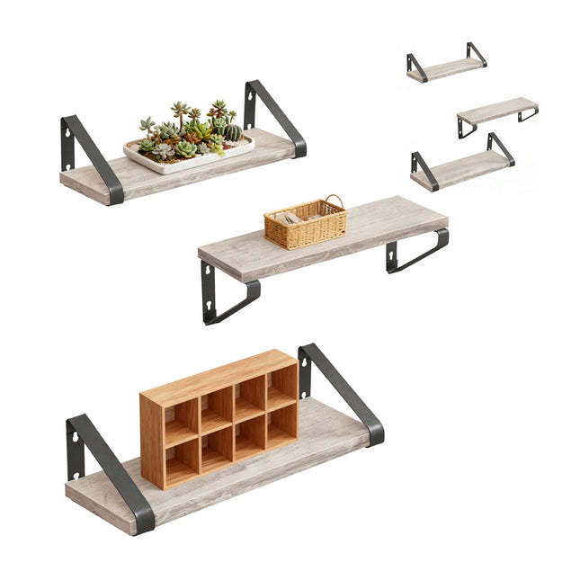Wall Shelves – 3 Sizes, Versatile Home Storage