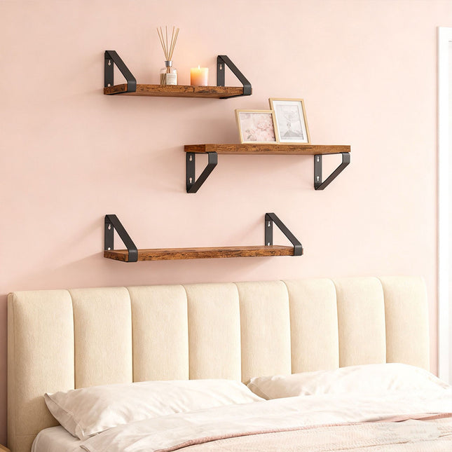 Wall Shelves – 3 Sizes for Living Room or Bedroom