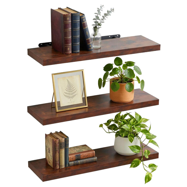 Wall Shelves Set Of 3 – Hanging Display For Decor