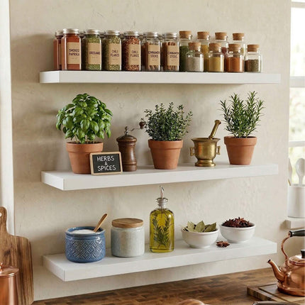 Wall Shelves Set Of 3 – Hanging Display Shelves