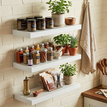 Wall Shelves Set Of 3 – Hanging Display Shelves