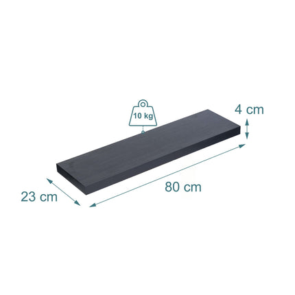 Wall Shelves Set of 3 – Hanging Display Shelves