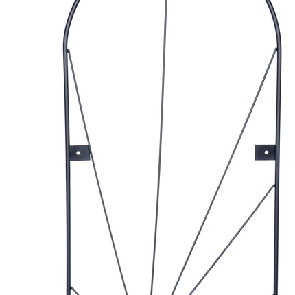 Wall Trellis Set, 2-Pack Powder-Coated Steel For Climbing Plants