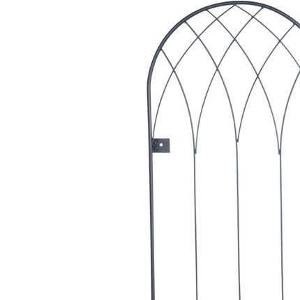 Wall Trellis Set Of 2 – Powder-Coated Steel, Wall-Mount