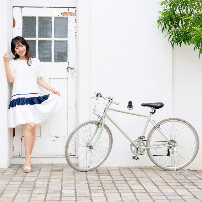 Wall and floor anchorage for bicycle
