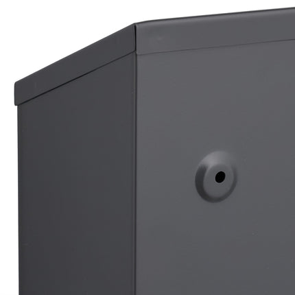 Wall ashtray in anthracite