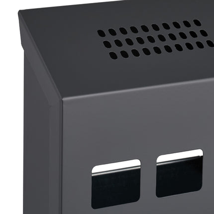 Wall ashtray in anthracite