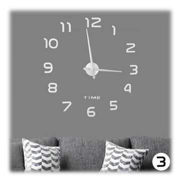Wall clock DIY with 3D numbers