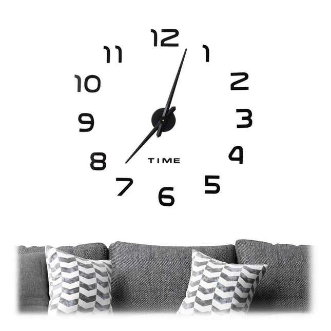 Wall clock DIY with 3D numbers