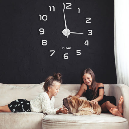 Wall clock DIY with 3D numbers