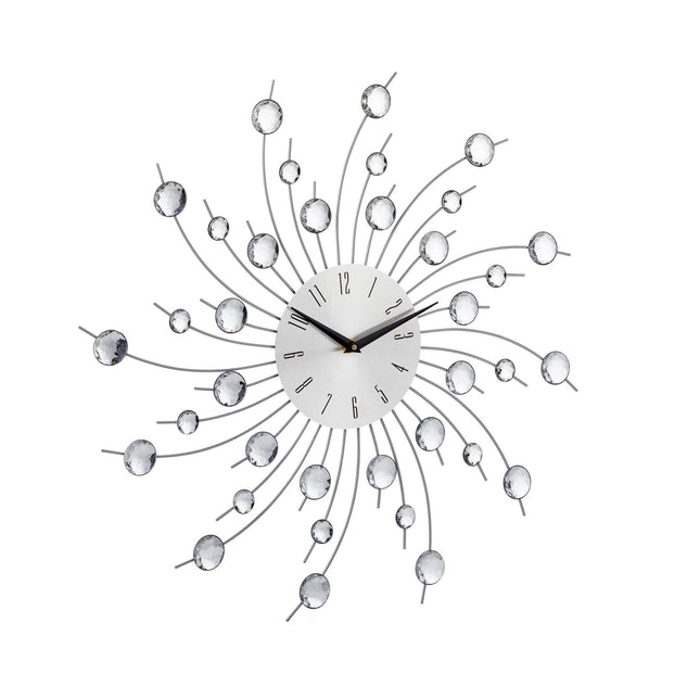 Wall clock XL with glitter