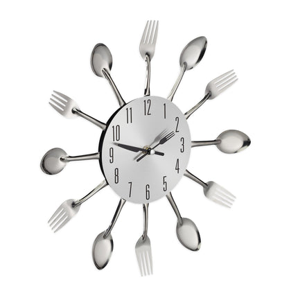 Wall clock cutlery